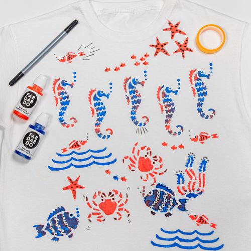 Ocean T-shirt Painting Craft Kit
