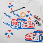 Sports Car T-shirt Painting Craft Kit