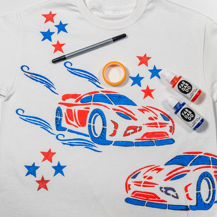 Sports Car T-shirt Painting Craft Kit