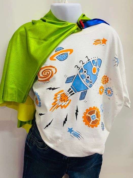 Rocket T-shirt Painting Craft Kit
