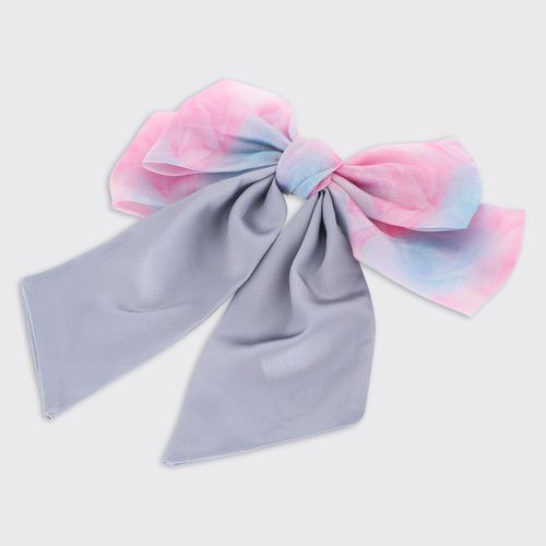 Marcie Double Bow Clip - Lilac