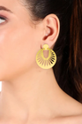 Naazia earrings,gold