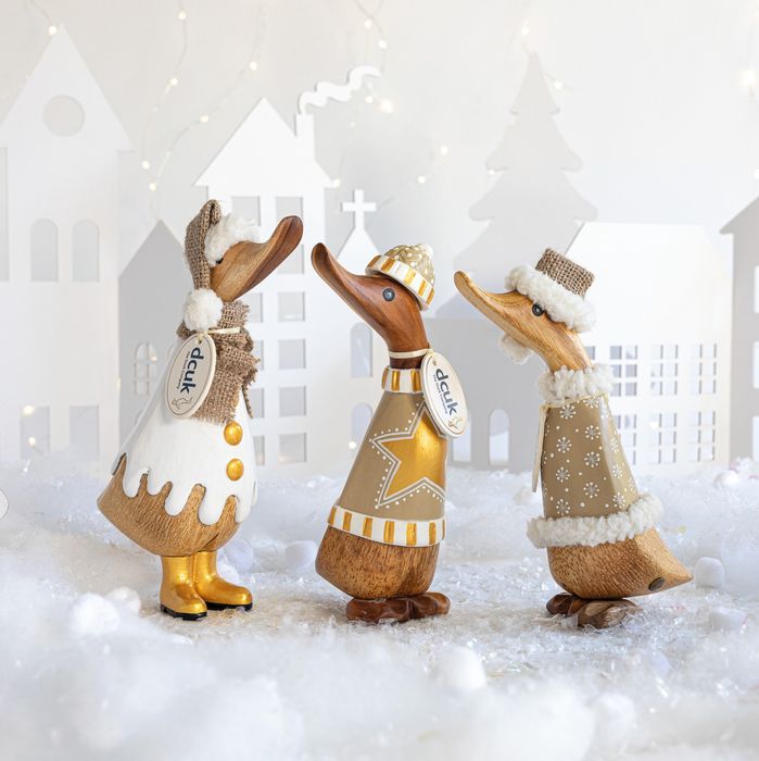 DCUK Gilded Caramel Christmas Ducklings