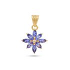 Tanzanite Marquise Pendant with Prong Setting(TC007)