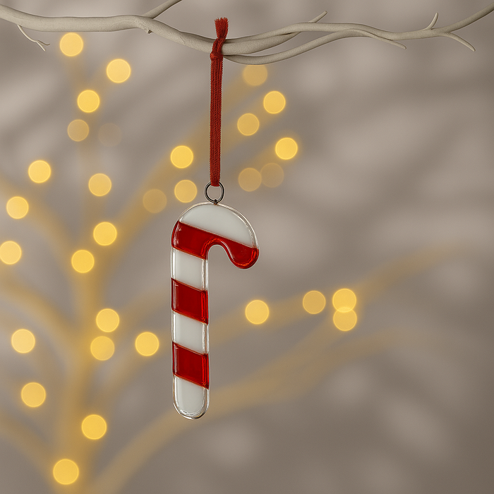 Fused Glass Christmas Ornaments