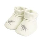 Little Wren Embroidered Baby Booties