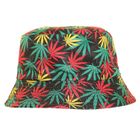 A2019- PK OF 6  ADULT UNISEX RASTA REVERSIBLE BUCKET HAT