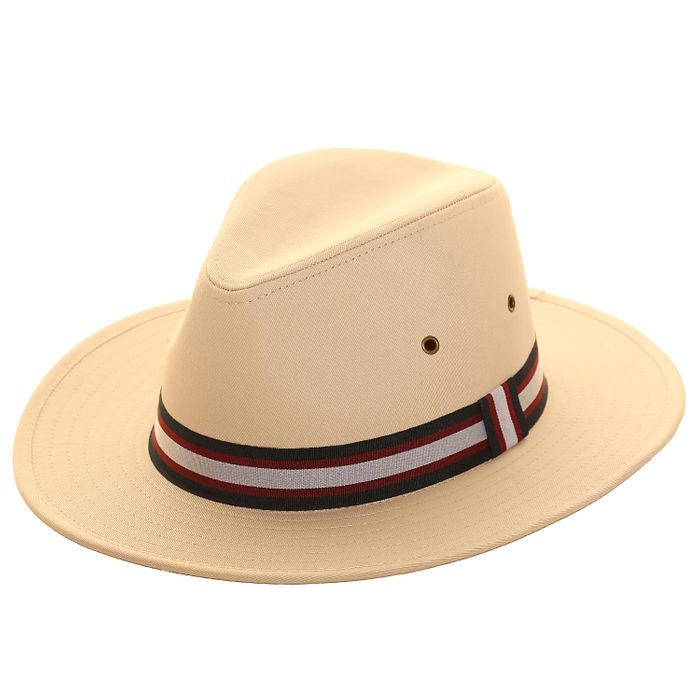 A2024- ADULTS FEDORA WITH STRIPE BAND