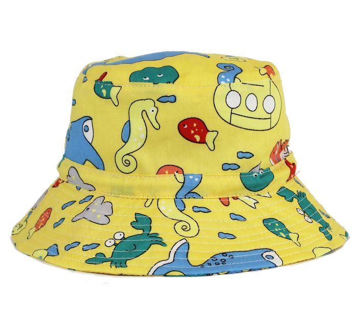 C750 - KIDS SEA ANIMAL PRINT BUCKET HAT