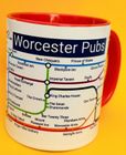 Worcester pubs metro mug