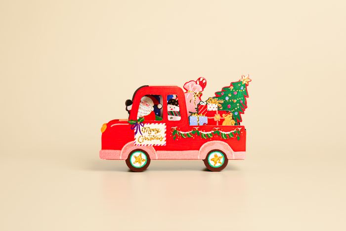 Holiday on Wheels-Pop up card