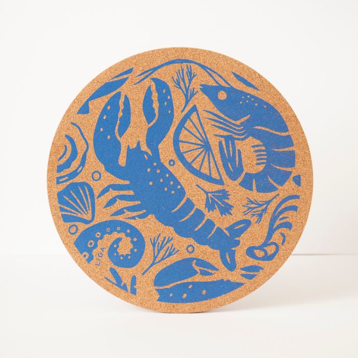 Seafood Platter Cork Placemats
