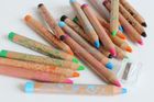 Large size 3 in 1 woody wax crayons packet set