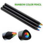 Triangle Jumbo size blackwood rainbow color pencils