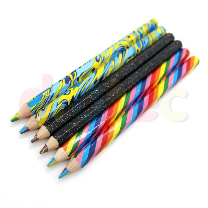 Jumbo Multi Color Lead Pencils
