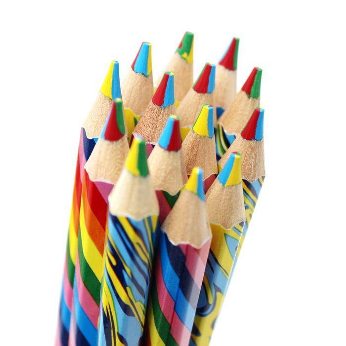 Jumbo Multi Color Lead Pencils