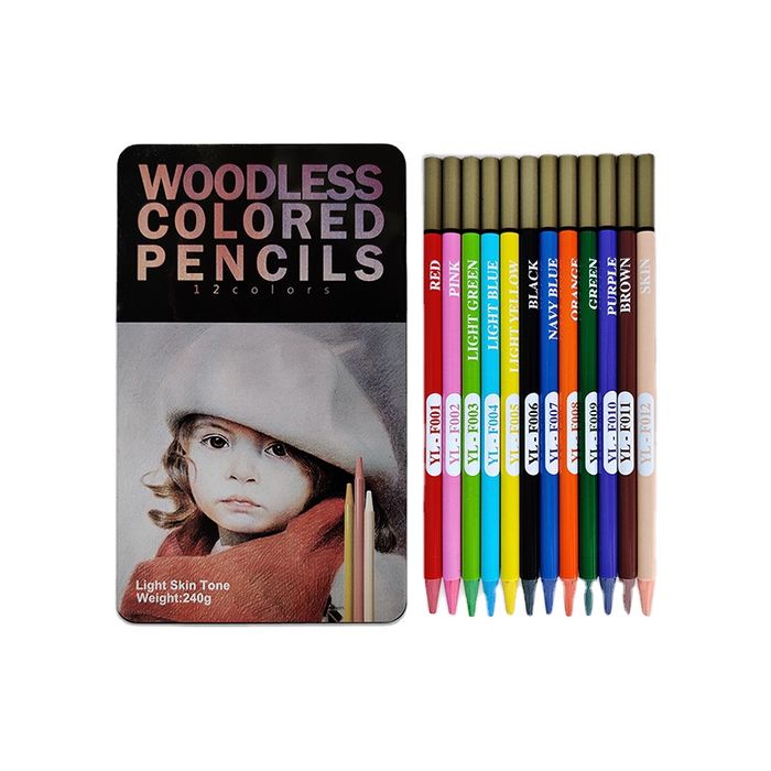 Paperwrapping Woodless Color Pencils 12 Colors