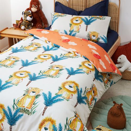 Safari Sunset reversible bedding set