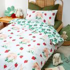Flower Bunnies reversible bedding set