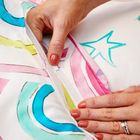 Rainbow princess reversible bedding set