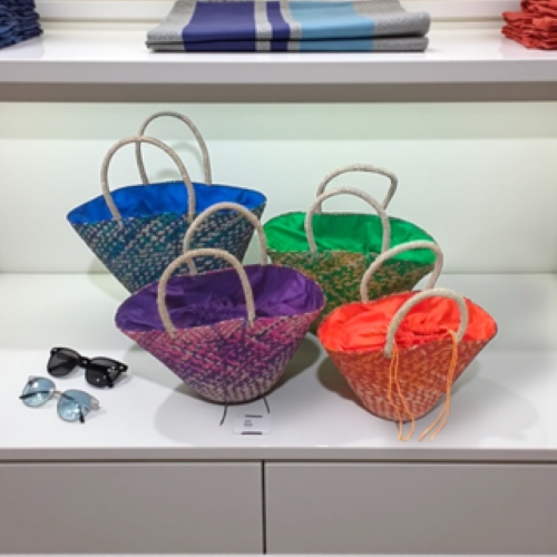 Kaiya Pandan Pandan Straw Weave Shoppers