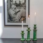 Tamegroute Green Candle Holders