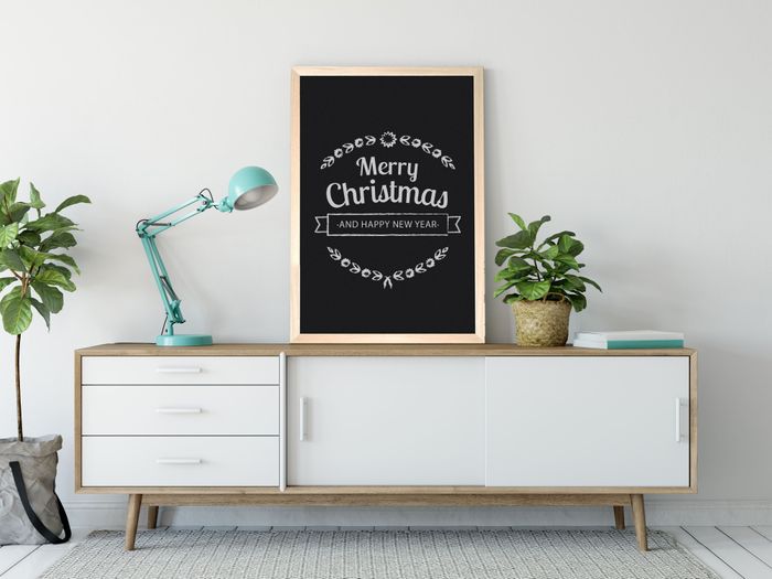 Chalk Board with wood frame