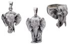 Lavish Silver Elephants & Gothic