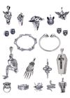 Lavish Silver Elephants & Gothic