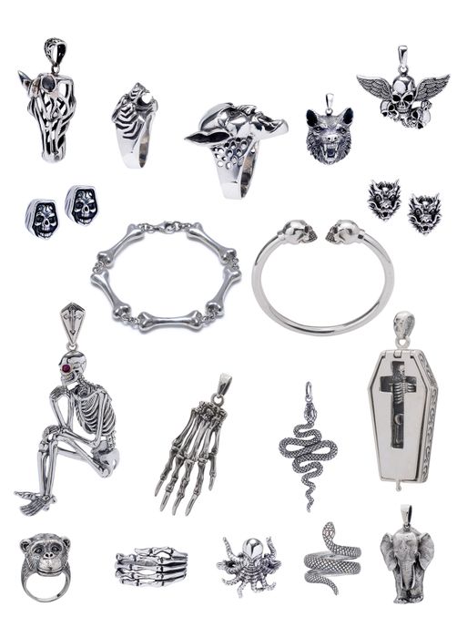 Lavish Silver Elephants & Gothic