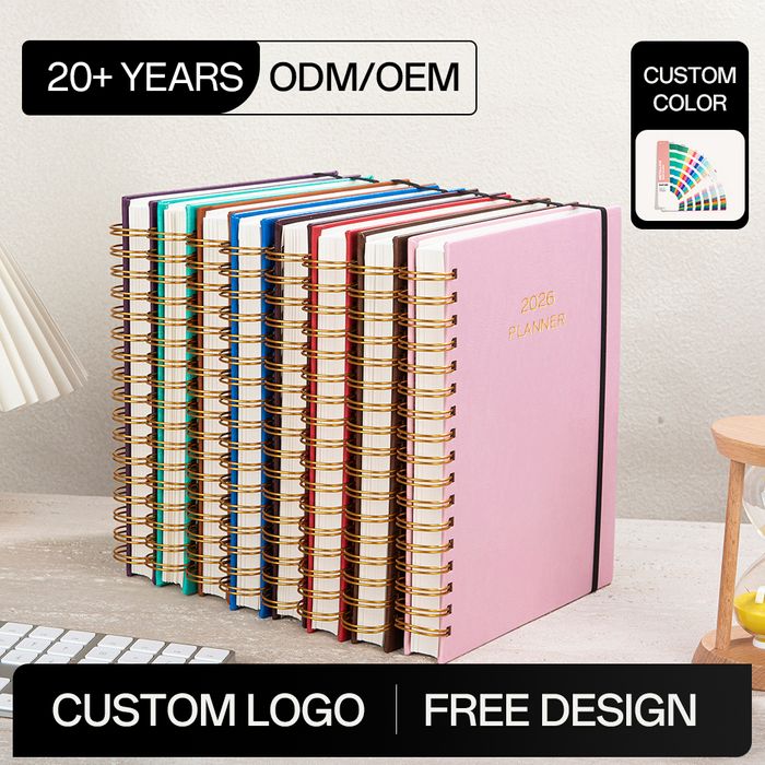 High Quality Spiral Book Printing Planner