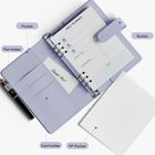 A5 Luxury Ring Binder Organizer PU leather Planner