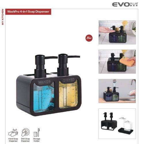 WashPro 4-in-1 Soap Dispenser