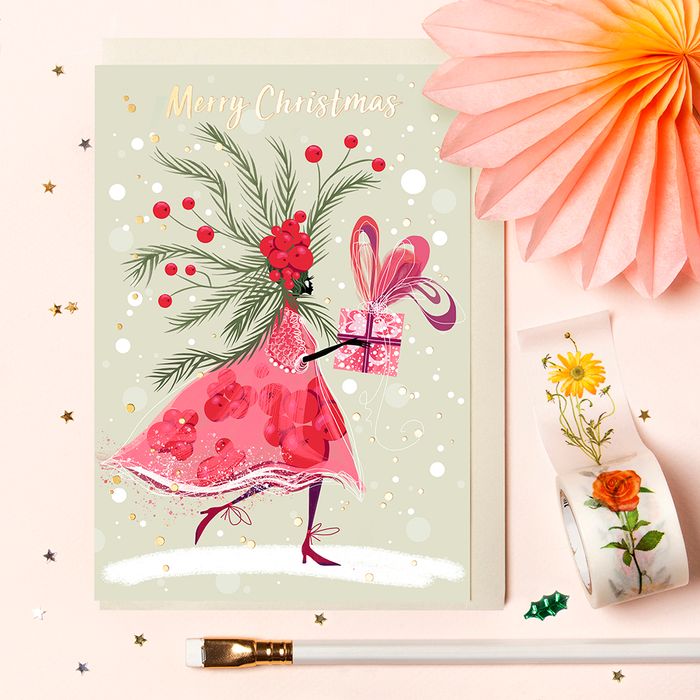 Flowers Of The Catwalk - Christmas Edit (Gold Hot Foil)