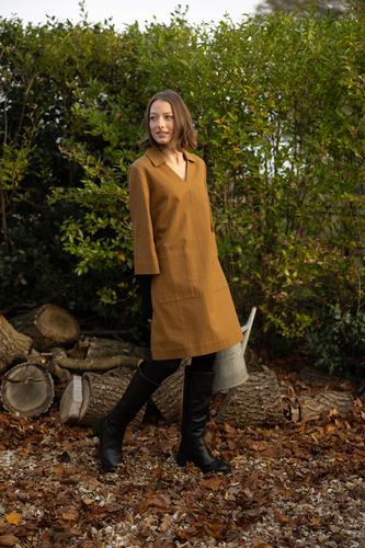 Cotton Drill Tunic Dress