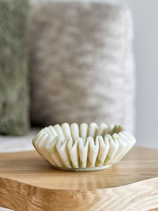 Harmonia Bowl, Green, Marble