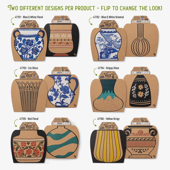 Cardboard Vases Sleeves