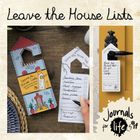 Leave the House Lists Book (Journals for Life)