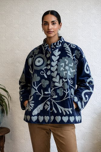 Velvet Embroidered Jackets