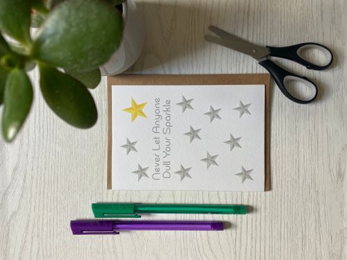 Never Let Anyone Dull Your Sparkle