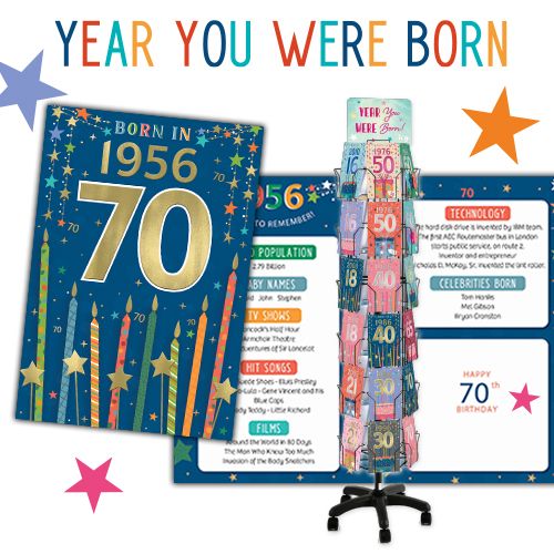 Year You Were Born Birthday Cards