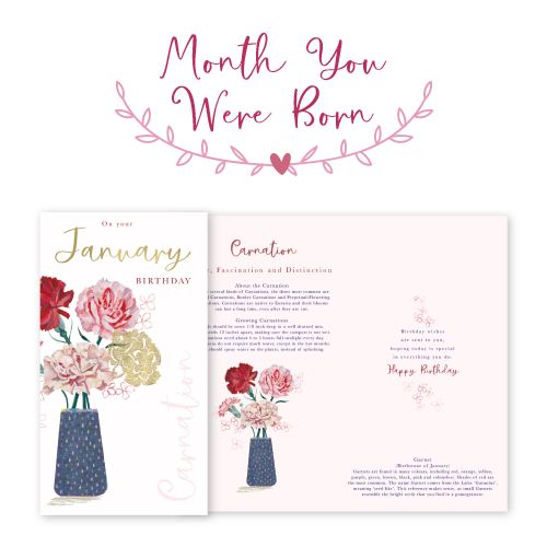 Month You Were Born cards