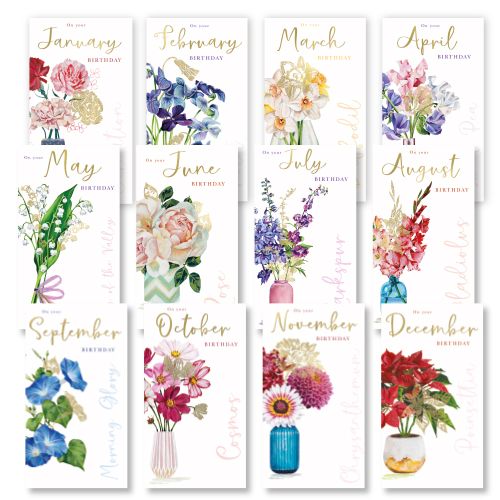 Month You Were Born cards