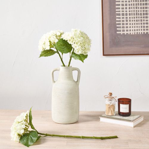 White Hydrangea Pack of 6