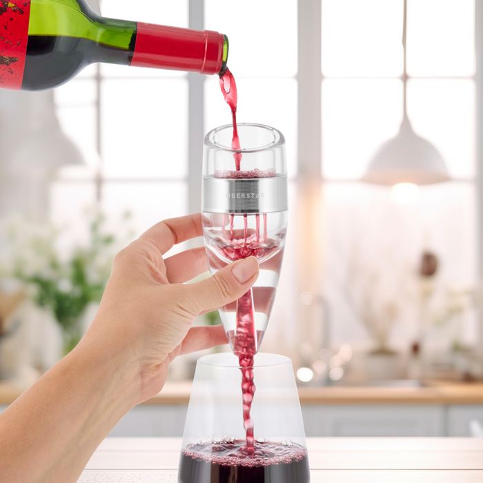 Red Wine Aerator and Stand