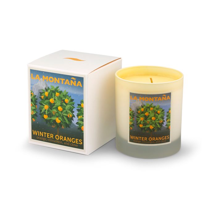 Winter Oranges candle