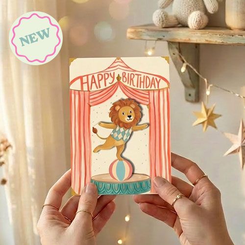 Circus of Dreams Greeting Cards by TACHE