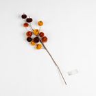 Set 2 Velvet Pumpkin Pre Lit Stems