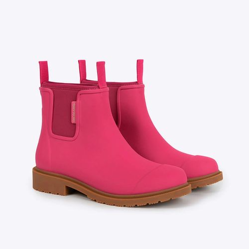 Bobbi Ankle Wellies // Fuchsia