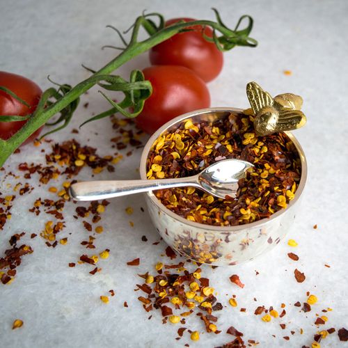 Queen Bee Small Hammered Bowl & Spoon